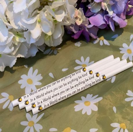 If You Can Be Anything Be Kind, 8mm x 200mm - Pack of 10 straws
