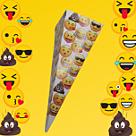 Emoji Sweet Cones - Un-Filled - Pack of 15 Eco Friendly Cones 