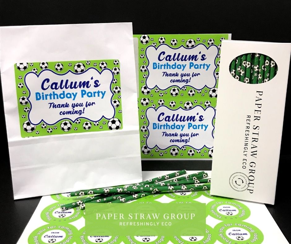 Personalised Party Bag Packs Football