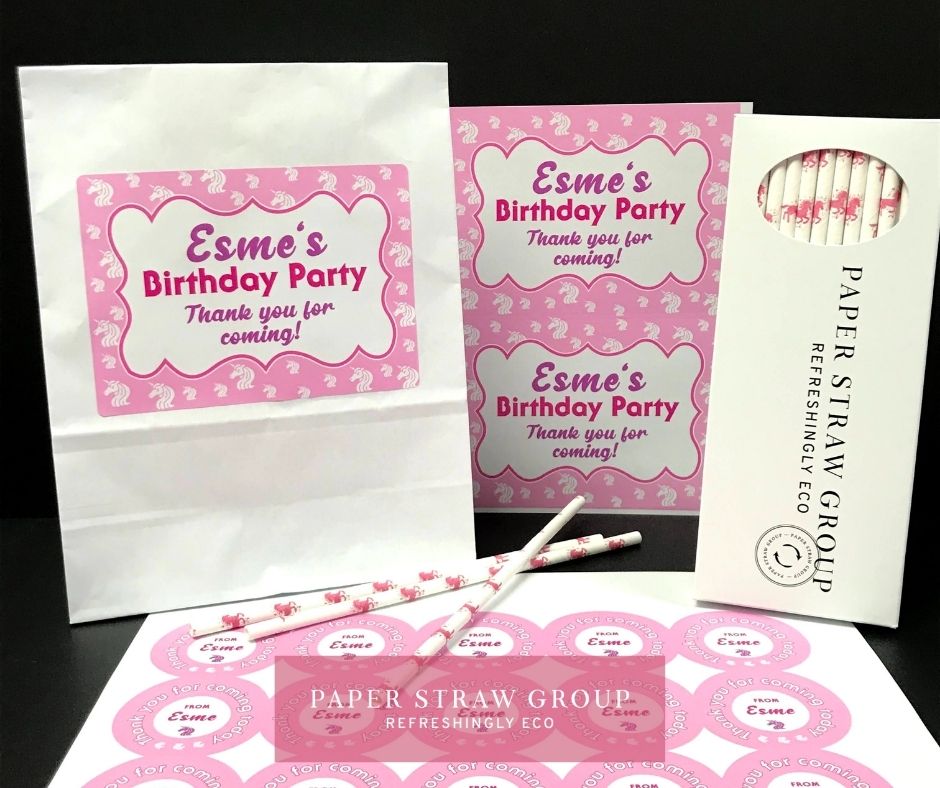 Personalised Party Bag Packs Unicorn