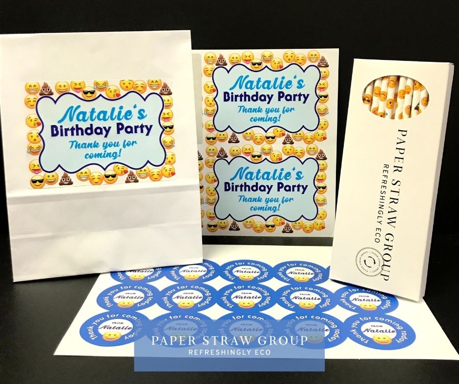 Personalised Party Bag Packs Emoji